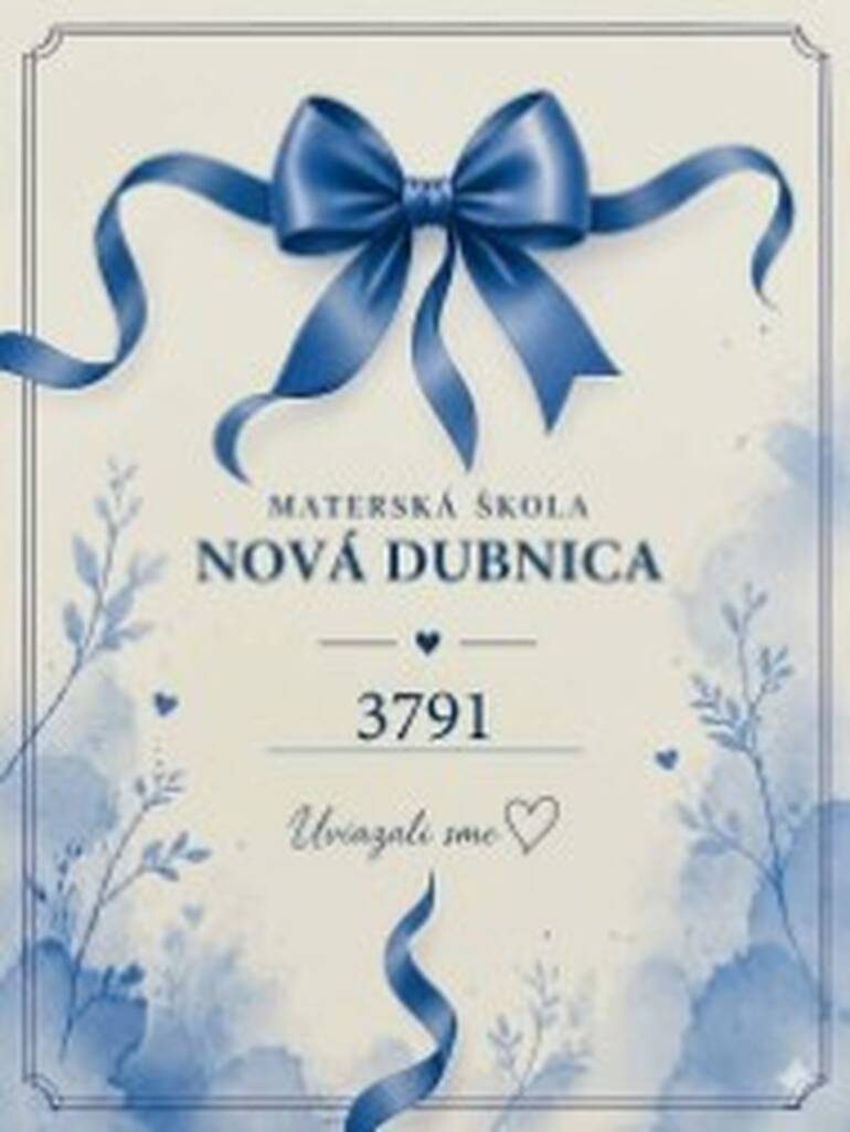 Účasť na počítaní modrých stužiek v MŠ Nová Dubnica